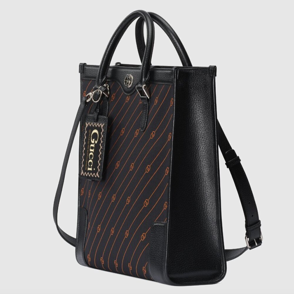 Gucci 752586 Unisex Interlocking Medium Jacquard GG Tote Bag - Picture 3 of 16